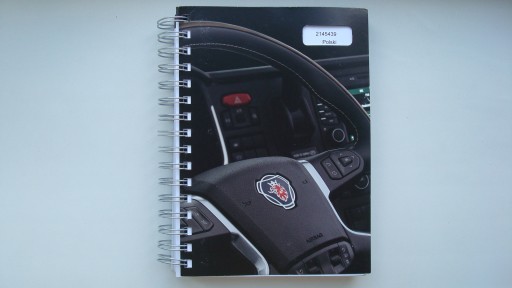 SCANIA serii R Polska instrukcja obsługi Scania R 2018 rok oryginalna