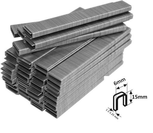 Zszywki Parkside Typ 55 długość 15 mm do zszywacza