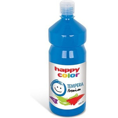 Farba TEMPERA Premium 1000ml niebieska HAPPY COLOR