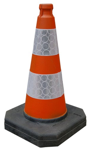 PACHOŁEK DROGOWY 75cm ODBLASKOWY ciężki
