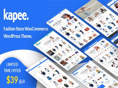 Szablon Kapee Fashion Store Woo Theme