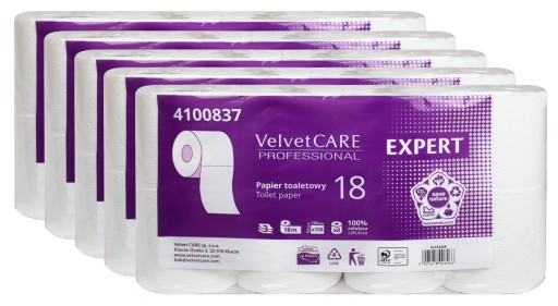 Papier toaletowy VELVET EXPERT biały 3 WARST 40szt