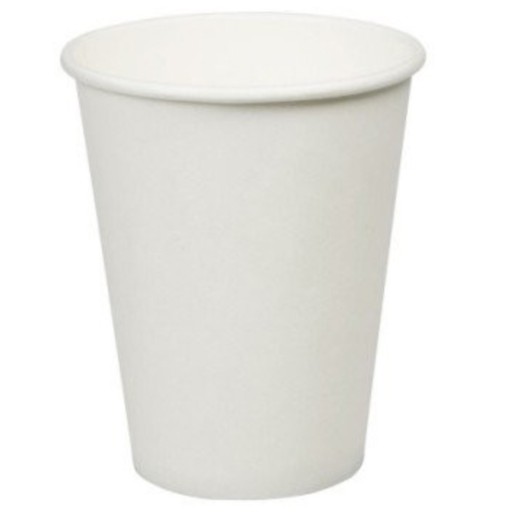 Kubek biały papierowy Abena 240ml 50 sztuk