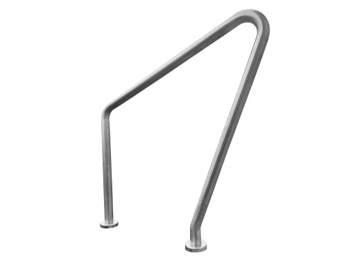 Stojak Rowerowy Asymetria Inox rozety