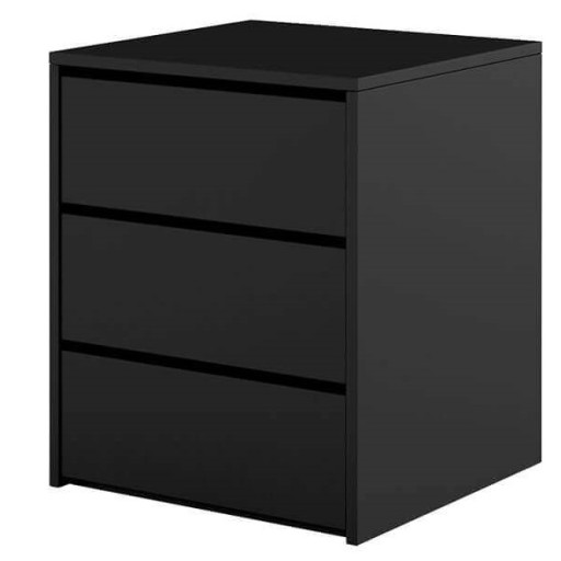 Kontenerek z trzema szufladami IDEA ID-13 czarny