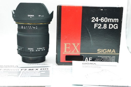 Obiektyw Sigma 24-60 mm F2,8 EX DG Canon EF EF-S jak nowa