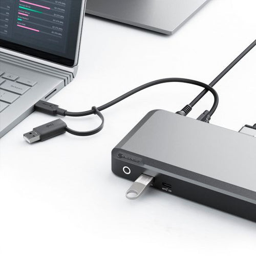 Stacja dokująca Alogic DX2 USB-C USB-A Dual 4K Display