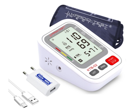 CIŚNIENIOMIERZ NARAMIENNY KARDIO-TEST ZASILACZ USB