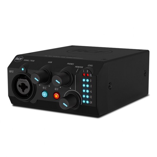 RCF TRK PRO1 Interfejs audio USB 2.0, 24bit/192k