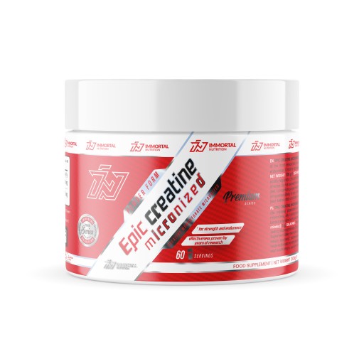 IMMORTAL EPIC CREATINE 300g KREATYNA MONOHYDRAT - NATURALNA SIŁA MASA