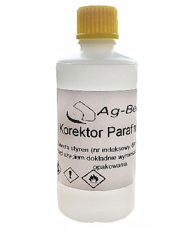 KOREKTOR PARAFINOWY 100 ml do żelkotu, żywicy