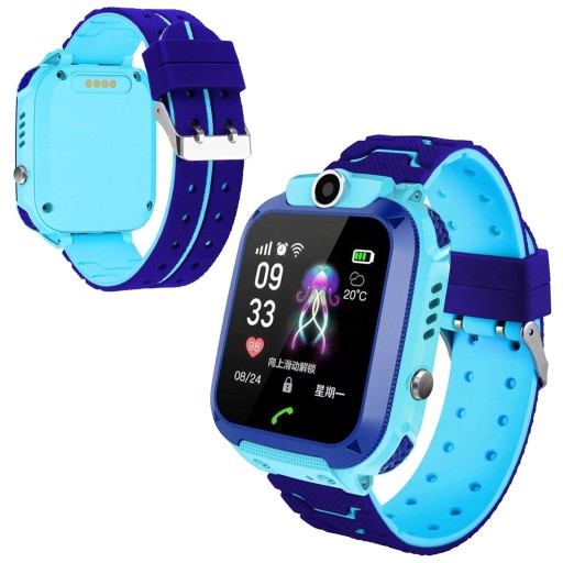 Smartwatch Zegarek dla dzieci wodoodporny NIEBIESK