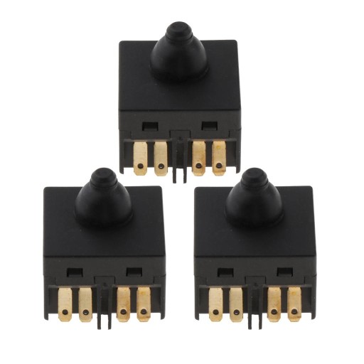 3x Black New Universal Switch for 4 inch Angle