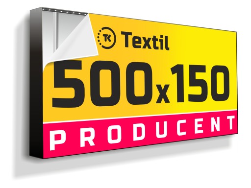 Kaseton reklamowy LED TEXTIL 500x150cm