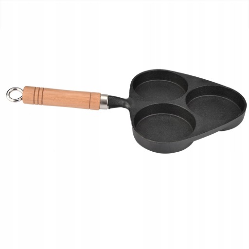 3 formy żeliwne omlet jajko burger jajko sadzone