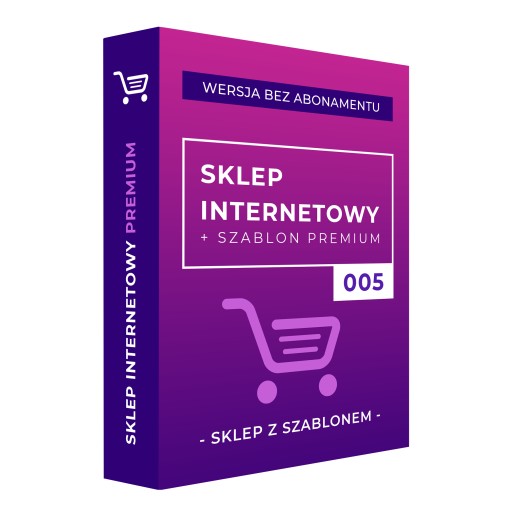 SKLEP INTERNETOWY + SZABLON PREMIUM005 +INTEGRACJE