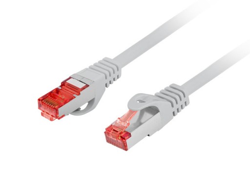 PATCHCORD KAT.6 FTP LSZH CU 0.5M SZARY LANBERG