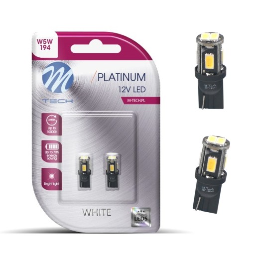 Żarówki M-Tech 12V W5W 4x LED HP marki OSRAM