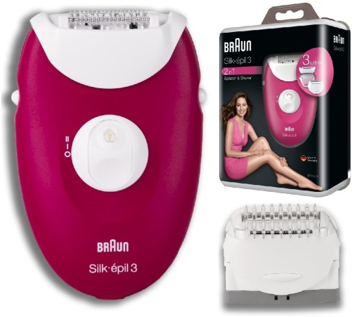 DEPILATOR BRAUN Silk-epil 3 3-273 Golarka trymer