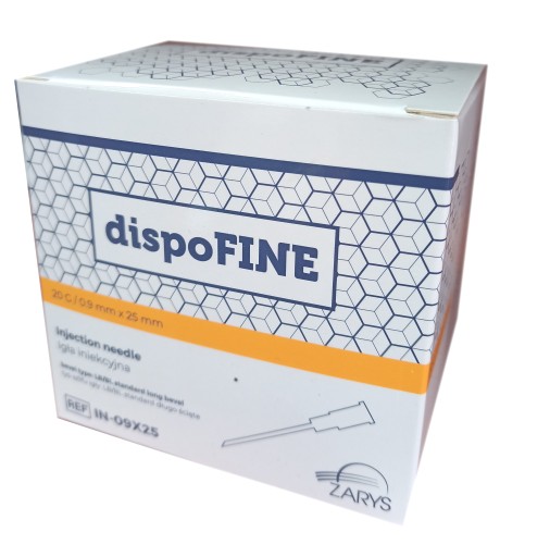 DispoFine IGŁY INIEKCYJNE 0,9x25 100szt