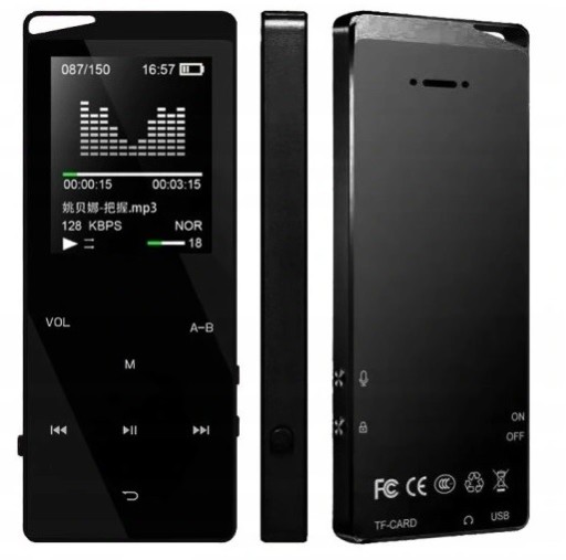 Odtwarzacz MP4 z BLUETOOTH 32GB Czarny NOWOŚĆ
