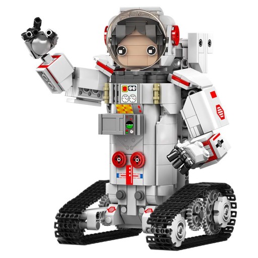 ROBOT ASTRONAUTA edukacyjny ŁAZIK klocki Sterowany Aplikacja PILOT