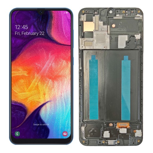 LCD WYŚWIETLACZ EKRAN DO SAMSUNG A50 OLED RAMKA
