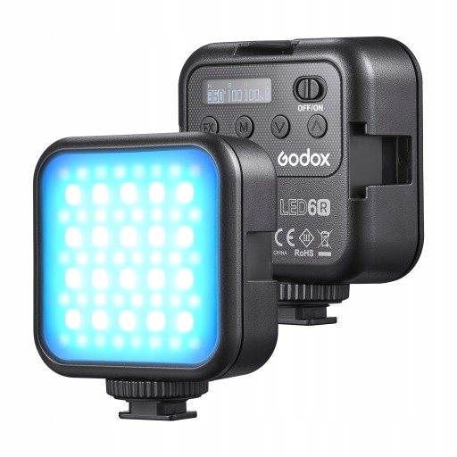 Lampa LED Godox LED6R RGB AKUMULATOR 1800 mAH