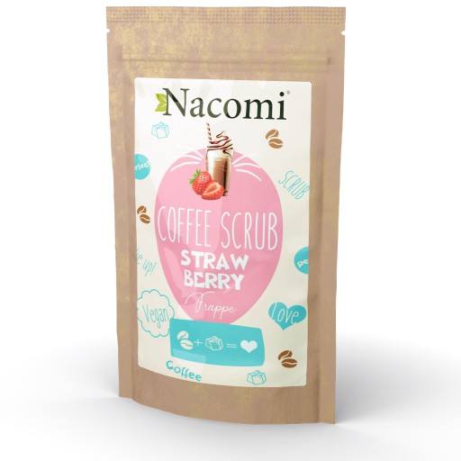 NACOMI Coffee Scrub peeling kawowy Truskawka 200g