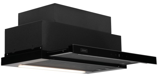Okap teleskopowy Kernau KTH11.162B Cichy LED Timer