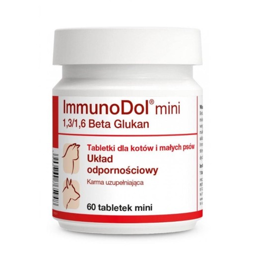DOLFOS IMMUNODOL MINI NA ODPORNOŚĆ KOTA PSA 60 TAB