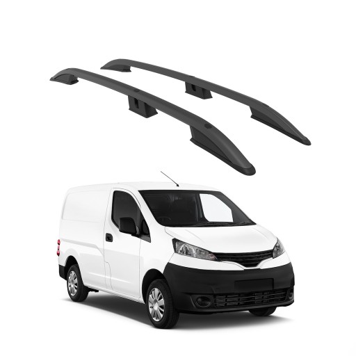 TURTLE RELINGI DACHOWE CROWN do NISSAN NV200 2009 - 2024 Czarny