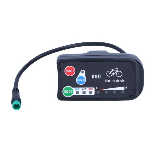 Wyświetlacz 24V 36V 48V Rower elektryczny KT 880