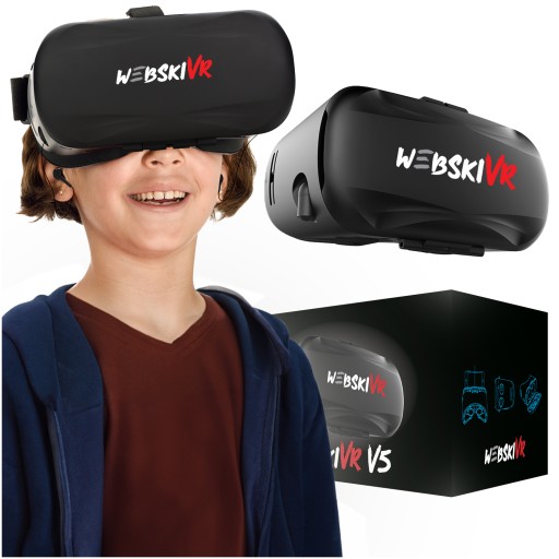 OKULARY VR GOGLE 3D DO WSZYSTKICH TELEFONÓW DO 7 CALI NA PREZENT DLA DZIECI