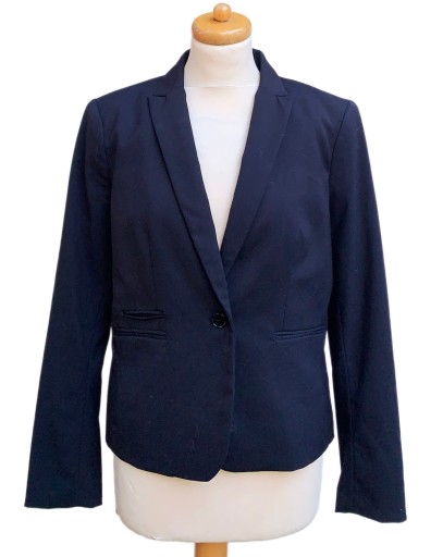 Marynarka H&M XXL 44 Granatowa Blezer Garnitur Elegancka