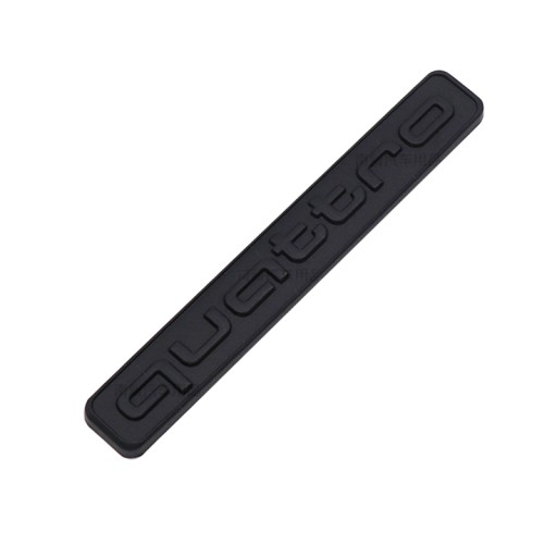 Tylna plastikowa plakietka Audi Quattro A4 A5 A6 A7 TT Q3 Q5 Q7 9.5x1.4CM