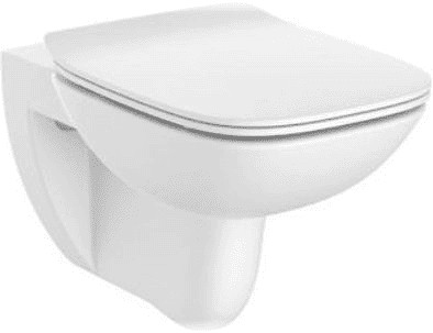 ROCA DEBBA SQUARE miska WC 54cm RIMLES A34699L000 deska wolnoop. A8019D2005
