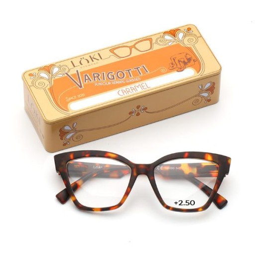+2.5 Plusy LOKI - ITALY Okulary do komputera Blue Block okulary do czytania