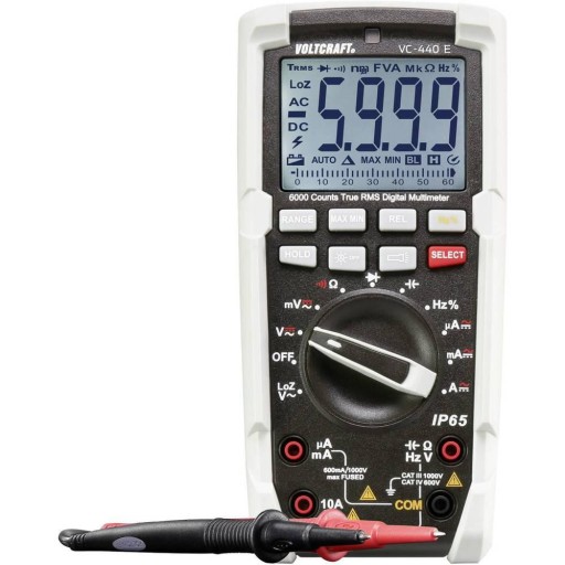 Multimetr cyfrowy VOLTCRAFT VC-440 E IP65