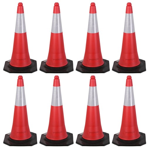 PACHOŁKI DROGOWE 75 cm Z ODBLASKIEM zestaw 8 szt PACHOŁEK