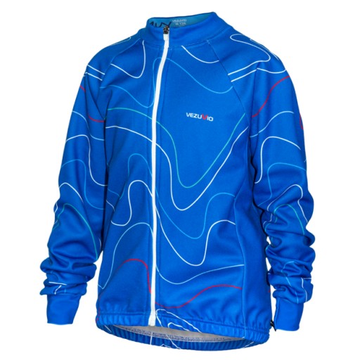 Dziecięca bluza rowerowa Vezuvio Navy rozmiar 140