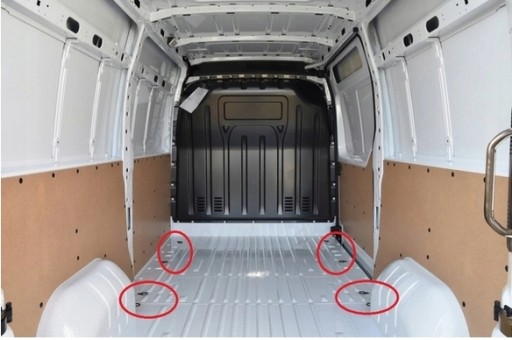 Mocowanie ładunku towaru Master Movano ORYGINALNE
