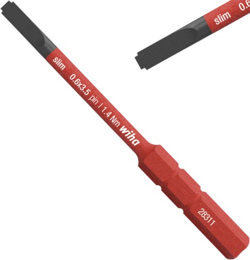 BIT SLIMBIT ELECTRIC PŁASKI 3,5x75 mm WIHA 44385
