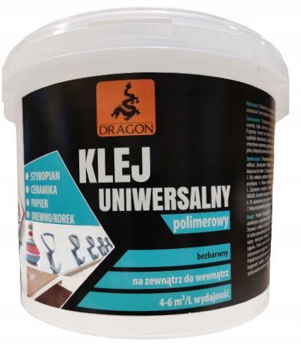 DRAGON KLEJ UNIWERSALNY POLIMEROWY 5L WIADRO