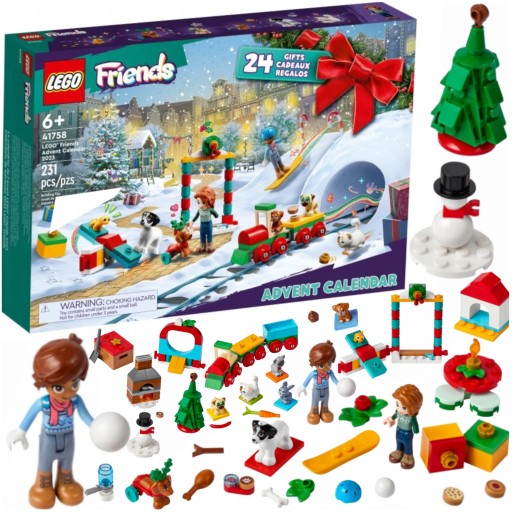 LEGO KALENDARZ ADWENTOWY 24 DNI SUPER ZABAWY 231 ELEMENTÓW