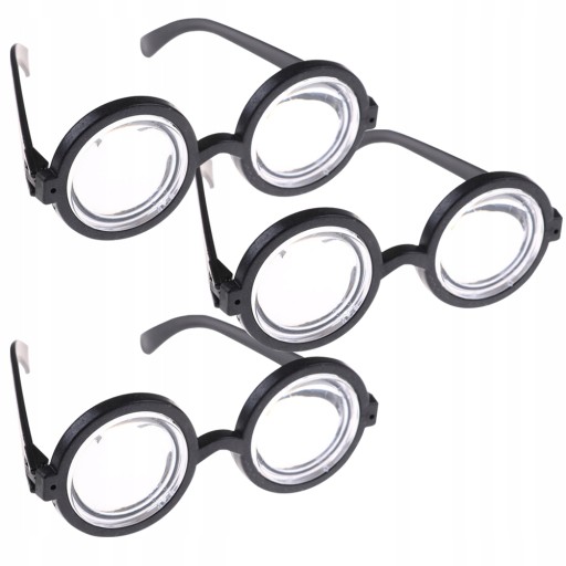 Nerd Okulary Fun Party Plastikowe okulary