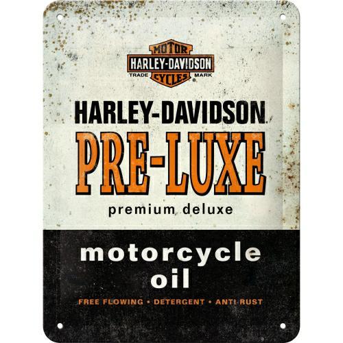 Plakat 15x20 Harley-Davidson Pre-Lux Mały Piękny Szyld Tłoczony