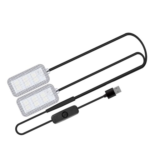 Zestaw oświetlenia wnętrza samochodu USB z przełącznikiem Zestawy oświetlenia otoczenia Samochód niebieski