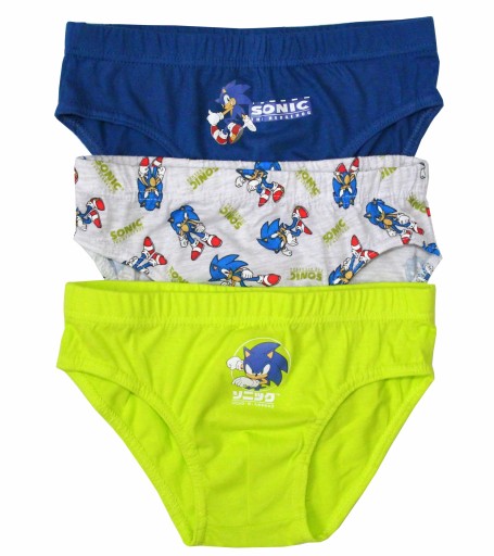 SONIC MAJTKI MAJTECZKI SLIPKI 3 PACK 104/110