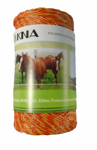 Plecionka linka NORMAL 250m Pom.-Żółta pastuch
